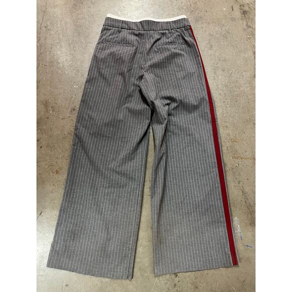 Zara - Pinstripe Boxer Pants/ / S / Gray - Picture 4 of 10
